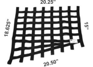 C/E4032BK WINDOW NET, BLACK