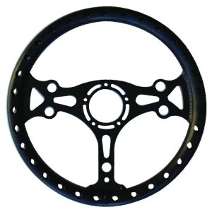 C/E2741 Ultra-light Aluminum Competition Steering Wheel (Black)