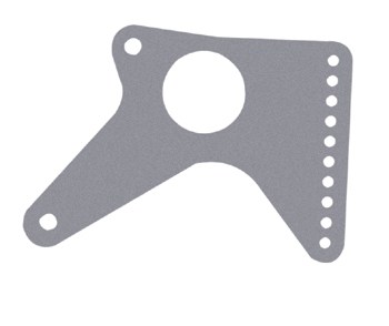 LADDER BAR HOUSING BRACKET W/ SHOCK MOUNTS