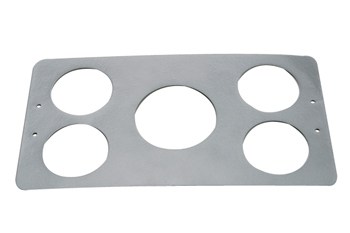 C/E5600 -Three hole panel for 2-5/8" gauges