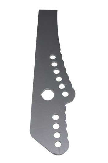 C/E3500-9 -Mild steel 4-link frame bracket w/3/4" holes. (ea)