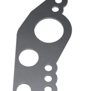 C/E3514-2 - 1/4" Mild Steel 4-Link Housing Bracket-W/O Shock Mount, 3/4" holes. (ea)