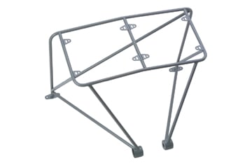 C/E7605 -Round Tube Dual Chute Pack Mount (Unwelded) Pictured
