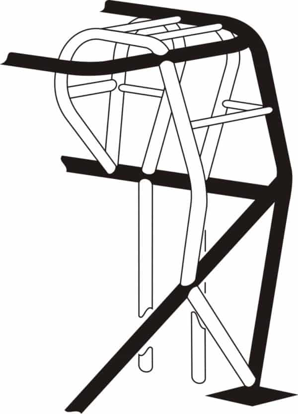 C/E4024 Funny Car Cage Addition 15/8" x .134" Mild Steel