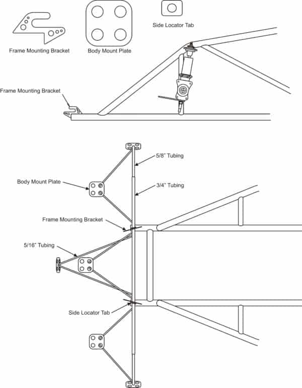 C/E4115 -Pro Front End Mount Kit (Moly)