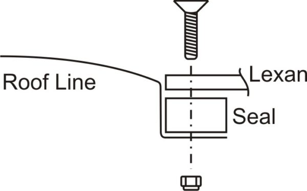 C/E4912 -WINDOW MOUNTING KIT (1/4 in)