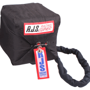 RJS800-1014 10FT. - 4 line Parachute (Black) w/nylon bag and pilot