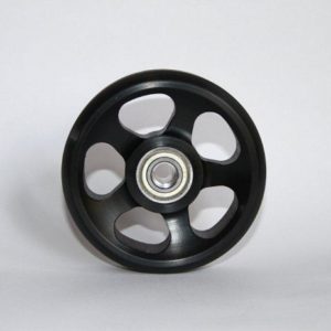WIL5017s - Star Design Black Wheelie Bar Wheel (ea.)