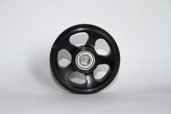 WIL5017s - Star Design Black Wheelie Bar Wheel (ea.)
