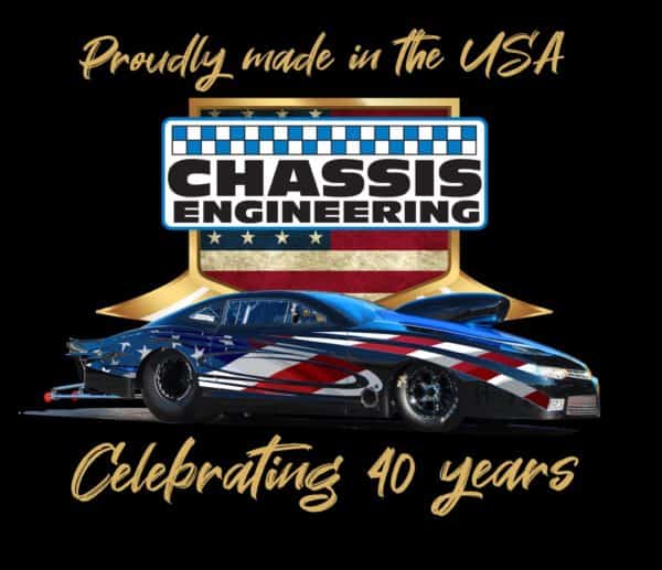 F/W2000XL -Chassis Engineering 40th Anniversary T-Shirt (X-LARGE)