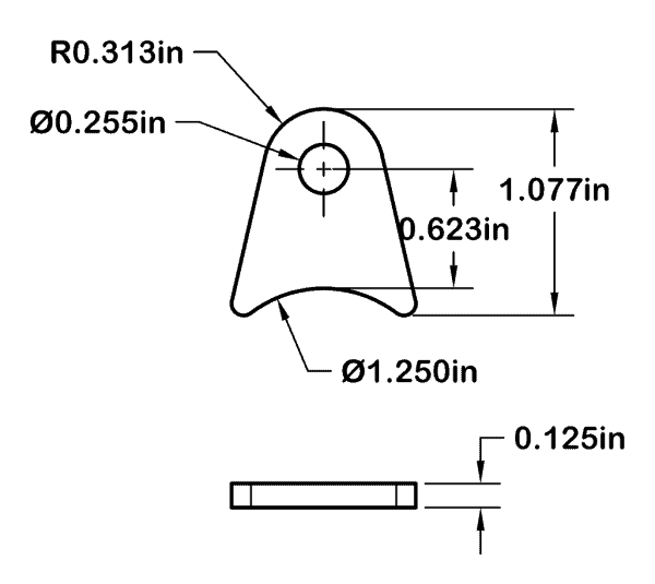 C/E3921 Small Universal Tab - Image 2